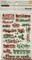 Recollections Christmas Sentiments Clear & Glitter Double-Pack Stickers